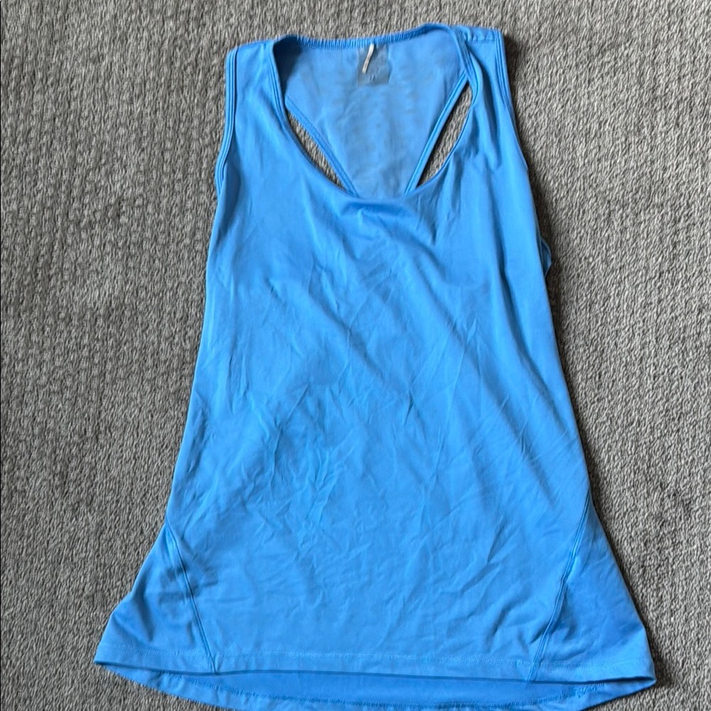 Blue Sleeveless Women's Top